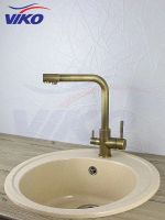 Смеситель для кухни Viko Античная бронза арт-V-5064 — фото 4, Смесители для кухни