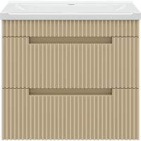 Тумба с раковиной Brevita Ariana 60 подвесная Капучино арт-УТ000015747 — фото 2, Тумбы с раковиной