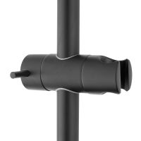 Душевая штанга Paffoni Life Черная матовая арт-ZSAL116NO — фото 3, Штанги для душа