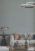 Обои Alessandro Allori Provasi Винил на флизелине (1,06*10) Серый, Геометрия/Ромб арт-2503-6 — фото 2, Обои для стен