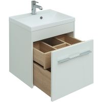 Комплект мебели для ванной Aquanet Августа 50 подвесной Белый арт-287679 — фото 7, Комплекты мебели для ванной