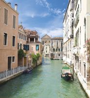 Фреска Ortograf Венеция 3255 Фактура флок FLK Флизелин (2,5*2,7) Бежевый/Синий, Город арт-3255 (флок FLK) — фото 2, Фрески