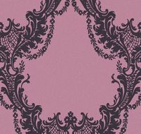 Обои LOYMINA Boudoir Флизелин (1*10,05) Сиреневый/Розовый/Черный, Вензель/Орнамент арт-GT1 020 — фото 2, Обои для стен