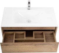 Тумба под раковину BelBagno Kraft 80 подвесная Rovere Tabacco арт-KRAFT-800-2C-SO-RT — фото 3, Тумбы под раковину