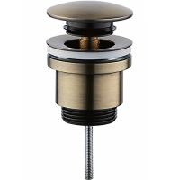 Донный клапан Frap click-clack Бронза арт-F62-4 — фото 1, Донные клапаны