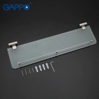 Стеклянная полка Gappo G17 Сатин арт-G1707 — фото 5, Полки для ванной и душа