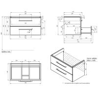 Товар: Тумба под раковину Cersanit Lara 80 подвесная Белая арт-64137 - фото 10 Тумба под раковину Cersanit Lara 80 подвесная Белая арт-64137 — фото 10, Тумбы под раковину