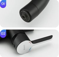 Смеситель для кухни Gappo G03-6 Черный матовый Хром арт-G4303-6 — фото 5, Смесители для кухни