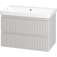 Тумба с раковиной Brevita Victory 80 подвесная Серый кашемир арт-УТ000024153 — фото 1, Тумбы с раковиной