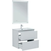 Тумба под раковину Aquanet Джейн 70 подвесная Белая матовая арт-335423 — фото 13, Тумбы под раковину