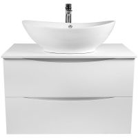 Товар: Тумба под раковину Bond Cube 80 подвесная Белая матовая арт-T05805 - фото 11 Тумба под раковину Bond Cube 80 подвесная Белая матовая арт-T05805 — фото 11, Тумбы под раковину