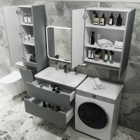 Товар: Тумба под раковину Style Line Марелла 80 Люкс Plus подвесная Серый матовый антискрейтч арт-СС-00002412 - фото 4 Тумба под раковину Style Line Марелла 80 Люкс Plus подвесная Серый матовый антискрейтч арт-СС-00002412 — фото 4, Тумбы под раковину