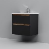 Тумба под раковину AM.PM X-Joy 65 подвесная Черная матовая арт-M85AFHX0652BM — фото 4, Тумбы под раковину