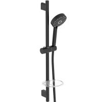 Душевой гарнитур Jacob Delafon Awaken Черный матовый арт-E99898-BL — фото 1, Душевые гарнитуры на штанге