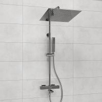 Душевая система WasserKRAFT с термостатом Хром арт-A199.119.103.087.CH Thermo — фото 6, Душевые стойки