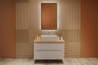 Зеркало Silver Mirrors Incanto 60 с подсветкой Черное с бесконтактным выключателем и диммером арт-LED-00002538 — фото 7, Зеркала в ванную комнату