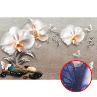 Фреска Ortograf 3D 6692 Фактура бархат серебро FX-S Флизелин (4,2*2,7) Серый/Разноцветный, Цветы/Абстракция арт-6692 (бархат серебро FX-S) — фото 1, Фрески