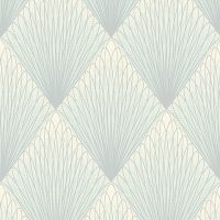 Обои Andrea Rossi Arlequin Винил на флизелине (1,06*10,05) Голубой, Ромб арт-54300-2 — фото 1, Обои для стен