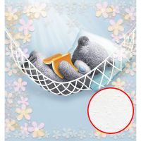 Фреска детская Ortograf Детские 6672 Фактура бархат FX Флизелин (2,7*2,9) Голубой/Разноцветный, Животные/Цветы арт-6672 (бархат FX) — фото 1, Фрески