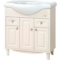 Тумба с раковиной Misty Шармель 80 Бежевая арт-УТ000001877 — фото 1, Тумбы с раковиной