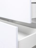 Тумба с раковиной Orange Line 100 подвесная Белая матовая арт-Li-100Tuw+RA100 — фото 11, Тумбы с раковиной