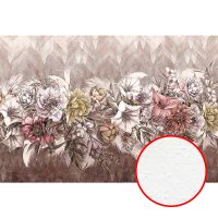 Фреска Ortograf Levity 33393 Фактура бархат FX Флизелин (4*2,7) Коричневый/Разноцветный, Цветы арт-33393 (бархат FX) — фото 1, Фрески