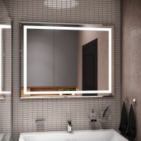 Зеркало Континент Торрес Люкс 700х500 с подсветкой с механический выключателем арт-ЗЛП1532 — фото 7, Зеркала в ванную комнату