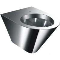 Товар: Унитаз Nofer подвесной Нержавеющая сталь глянцевая без сиденья арт-13018.B - фото 1 Унитаз Nofer подвесной Нержавеющая сталь глянцевая без сиденья арт-13018.B — фото 1, Подвесные унитазы