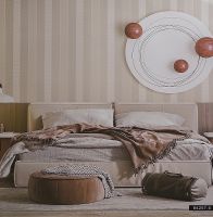 Обои Bernardo Bartalucci Marisa Винил на флизелине (1,06*10) Коричневый, Полоса арт-84257-3 — фото 3, Обои для стен