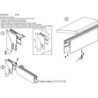 Соединитель угловой внутренний Crystal Lux Space Черный арт-CLT 0.213 02 BL — фото 2, Комплектующие для освещения