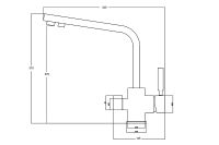 Смеситель для кухни ZorG Steel Hammer Сатин арт-SH 909 SATIN — фото 2, Смесители для кухни