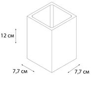 Стакан для зубных щеток Fixsen Blanco Белый арт-FX-201-3 — фото 2, Стаканы для зубных щеток