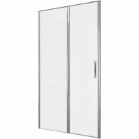 Душевая дверь Allen Brau Priority 120 профиль Хром стекло прозрачное арт-3.31031.00 — фото 1, Распашные душевые двери