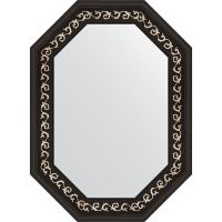 Товар: Зеркало Evoform Octagon 54x74 в багетной раме - Черный ардеко 81 мм арт-BY 7137 - фото 1 Зеркало Evoform Octagon 54x74 в багетной раме - Черный ардеко 81 мм арт-BY 7137 — фото 1, Зеркала в ванную комнату
