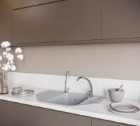 Кухонная мойка Domaci Бьелла DMC-10 арт-GWS-10-310 серая — фото 3, Кухонные мойки