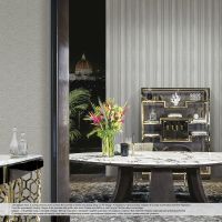 Обои Decori-Decori Mirabilia Винил на флизелине (1,06*10,05) Серый, Полоса арт-83474 — фото 3, Обои для стен