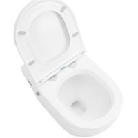 Унитаз Abber Bequem приставной с сиденьем Микролифт арт-AC1115P — фото 5, Умные унитазы