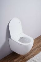 Унитаз Esbano Amapola-N DP подвесной Белый глянцевый с сиденьем Микролифт арт-ESUPAMAPNDPW — фото 4, Подвесные унитазы