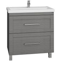 Тумба под раковину СанТа Венера 80 Дуб серый арт-221017 — фото 5, Тумбы под раковину