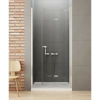 Душевая дверь New Trendy New Soleo Chrome 70 R профиль Хром стекло прозрачное арт-D-0130A — фото 2, Складные душевые двери