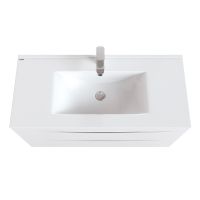 Тумба с раковиной Iddis Cloud 100 Белая арт-CLO10WFi95K — фото 2, Тумбы с раковиной