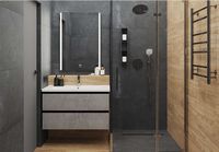 Товар: Керамогранит Ceradim Cement Strength Graphite Темно-серый Матовый 60х60 см арт-х9999304131 - фото 9 Керамогранит Ceradim Cement Strength Graphite Темно-серый Матовый 60х60 см арт-х9999304131 — фото 9, Керамогранит