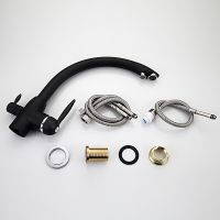 Смеситель для кухни Frap H99 Черный матовый арт-F4399-7 — фото 7, Смесители для кухни