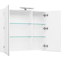 Зеркальный шкаф Aquanet Йорк 100 Белый арт-202090 — фото 3, Зеркальные шкафы в ванную