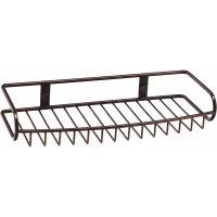 Полка корзина WasserKRAFT Isar Темная бронза арт-K-1811 — фото 1, Полки для ванной и душа