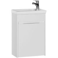 Тумба с раковиной Aquanet Дувр 45 подвесная Белая арт-213041 — фото 1, Тумбы с раковиной