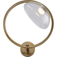 Настенный светильник Maytoni Modern Lunare Прозрачный Латунь арт-MOD327WL-L5BS3K1 — фото 4, Бра