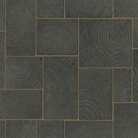 Обои Marburg Natural Opulence Винил на флизелине (0,7*10,05) Черный, Геометрия/Под дерево арт-33223 — фото 1, Обои для стен