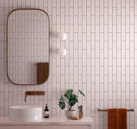 Керамическая плитка Equipe Costa Nova Pink Stony Matt настенная 5х20 см арт-28463 — фото 4, Керамическая плитка