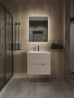 Товар: Тумба с раковиной Orange Line 60 подвесная Латте матовый арт-Li-60TuL+Ra - фото 4 Тумба с раковиной Orange Line 60 подвесная Латте матовый арт-Li-60TuL+Ra — фото 4, Тумбы с раковиной